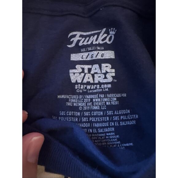 Funko Men's Large Star Wars Empire Strikes Back Short Sleeve T-Shirt - Picture 6 of 7